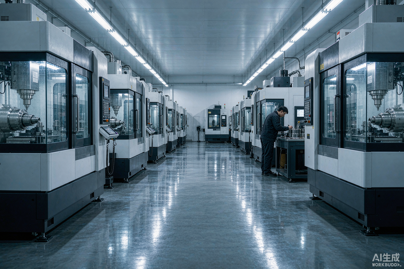 Stamping production area
